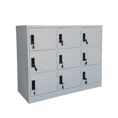 Half Height 9 Door Steel Locker Supplier