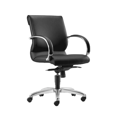 low back leather office chair supplier